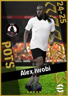 Alex Iwobi eFootball 2026 player card, 94 OVR LMF