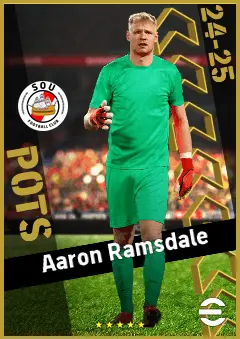 Aaron Ramsdale eFootball 2026 player card, 94 OVR GK