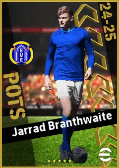Jarrad Branthwaite eFootball 2026 player card, 95 OVR CB