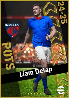 Liam Delap eFootball 2026 player card, 94 OVR CF
