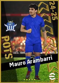 Mauro Arámbarri eFootball 2026 player card, 94 OVR DMF