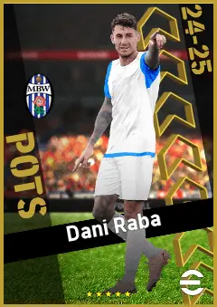 Dani Raba eFootball 2026 player card, 94 OVR RMF