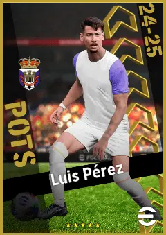 Luis Pérez eFootball 2026 player card, 93 OVR RB