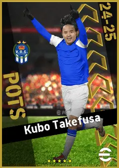 Kubo Takefusa eFootball 2026 player card, 96 OVR RMF