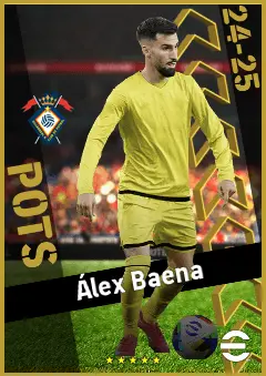 Álex Baena eFootball 2026 player card, 96 OVR LMF
