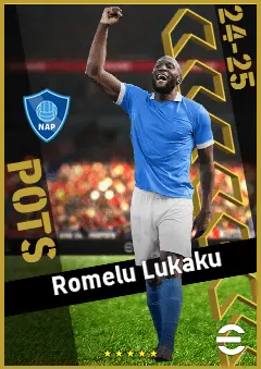 Romelu Lukaku eFootball 2026 player card, 95 OVR CF