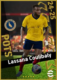 Lassana Coulibaly eFootball 2026 player card, 92 OVR DMF