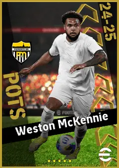Weston McKennie eFootball 2026 player card, 94 OVR CMF