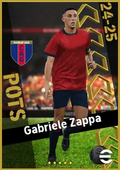 Gabriele Zappa eFootball 2026 player card, 93 OVR RB
