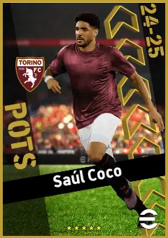 Saúl Coco eFootball 2026 player card, 94 OVR CB