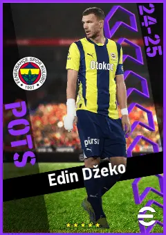 Edin Džeko eFootball 2026 player card, 94 OVR CF