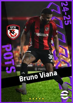 Bruno Viana eFootball 2026 player card, 93 OVR CB