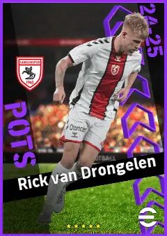 Rick van Drongelen eFootball 2026 player card, 92 OVR CB