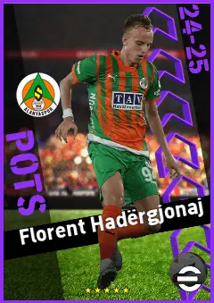 Florent Hadërgjonaj eFootball 2026 player card, 92 OVR RB