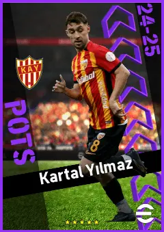 Kartal Yılmaz eFootball 2026 player card, 92 OVR DMF