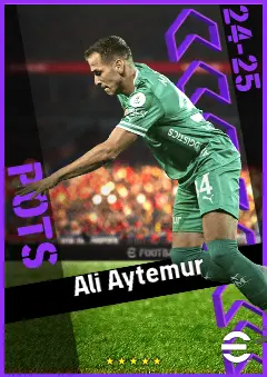 Ali Aytemur eFootball 2026 player card, 90 OVR CB