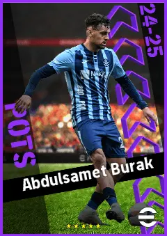 Abdulsamet Burak eFootball 2026 player card, 90 OVR LB