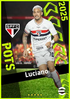 Luciano eFootball 2026 player card, 94 OVR CF