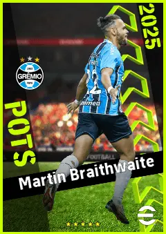 Martin Braithwaite eFootball 2026 player card, 94 OVR CF