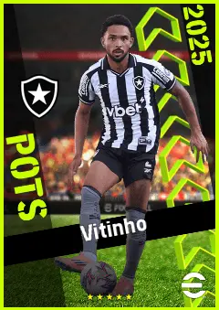 Vitinho eFootball 2026 player card, 93 OVR RB