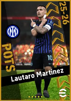 Lautaro Martínez eFootball 2026 player card, 97 OVR CF