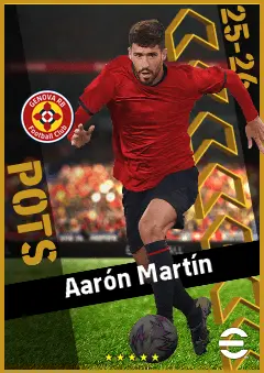 Aarón Martín eFootball 2026 player card, 94 OVR LB
