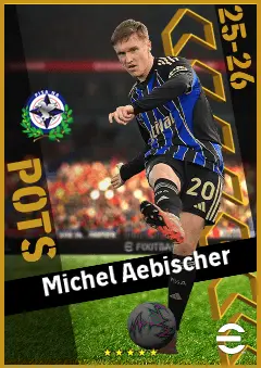 Michel Aebischer eFootball 2026 player card, 94 OVR CMF