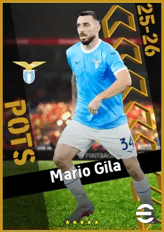 Mario Gila eFootball 2026 player card, 94 OVR CB
