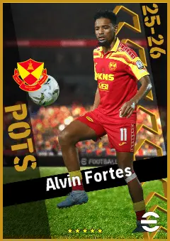 Alvin Fortes eFootball 2026 player card, 92 OVR RMF