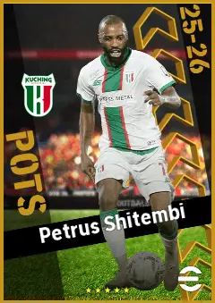 Petrus Shitembi eFootball 2026 player card, 92 OVR AMF