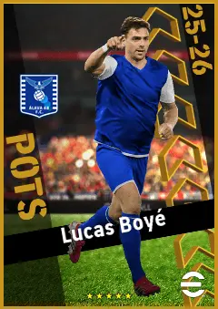 Lucas Boyé eFootball 2026 player card, 94 OVR CF