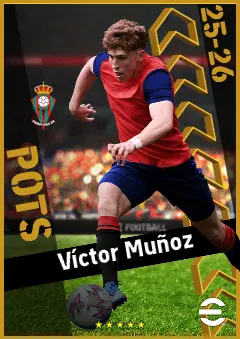Víctor Muñoz eFootball 2026 player card, 94 OVR LWF