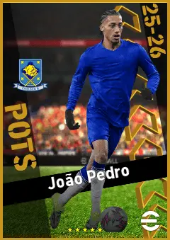 João Pedro eFootball 2026 player card, 96 OVR CF