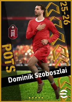 Dominik Szoboszlai eFootball 2026 player card, 96 OVR AMF