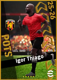 Igor Thiago eFootball 2026 player card, 95 OVR CF
