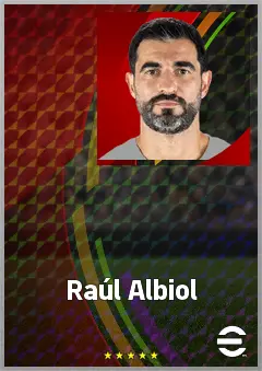 Raúl Albiol eFootball 2026 player card, 71 OVR CB