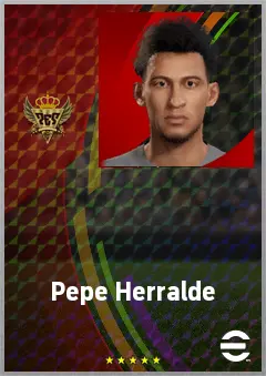 Pepe Herralde eFootball 2026 player card, 70 OVR GK