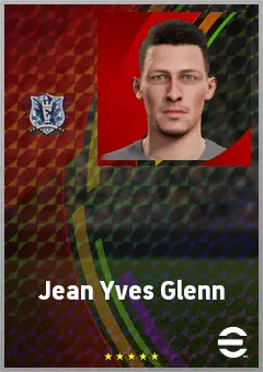 Jean Yves Glenn eFootball 2026 player card, 71 OVR GK