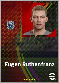 Eugen Ruthenfranz eFootball 2026 player card, 73 OVR RB