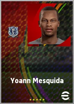 Yoann Mesquida eFootball 2026 player card, 76 OVR CF