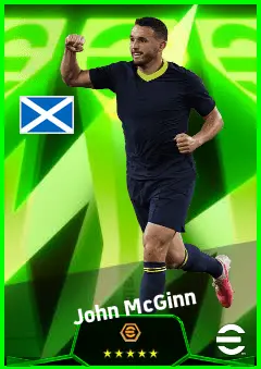 John McGinn eFootball 2026 player card, 94 OVR LMF