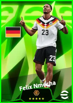 Felix Nmecha eFootball 2026 player card, 93 OVR DMF