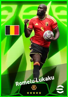 Romelu Lukaku eFootball 2026 player card, 94 OVR CF