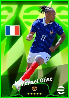 Michael Olise eFootball 2026 player card, 96 OVR AMF