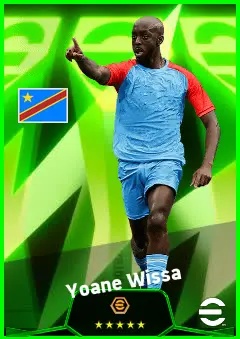 Yoane Wissa eFootball 2026 player card, 94 OVR CF