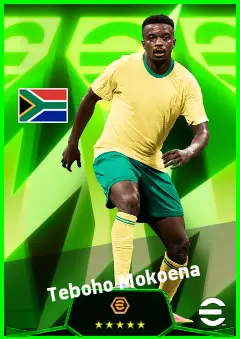 Teboho Mokoena eFootball 2026 player card, 92 OVR CMF