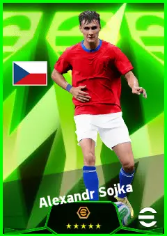 Alexandr Sojka eFootball 2026 player card, 92 OVR LB