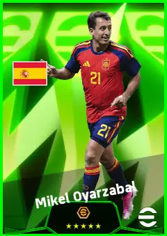Mikel Oyarzabal eFootball 2026 player card, 94 OVR CF