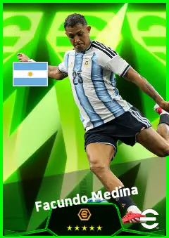 Facundo Medina eFootball 2026 player card, 93 OVR LB