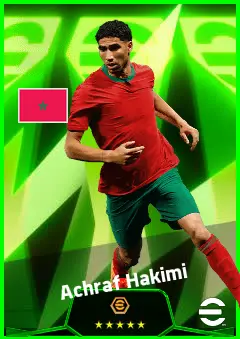 Achraf Hakimi eFootball 2026 player card, 95 OVR RB